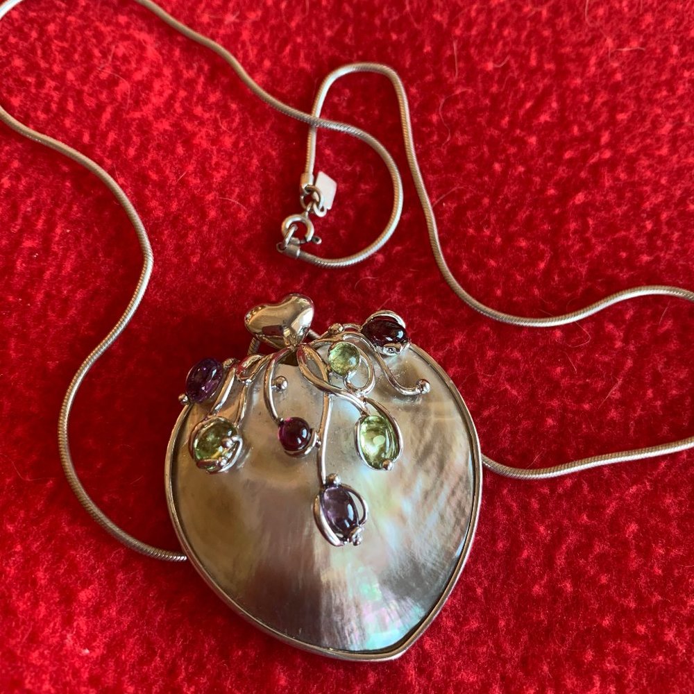 Jeweled Heart Necklace